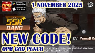🎁 رمز جديد OPM God Punch Giftcode وكيفية استرداد الرمز 1 نوفمبر 2025 - لعبة جوال (أندرويد) screenshot 4