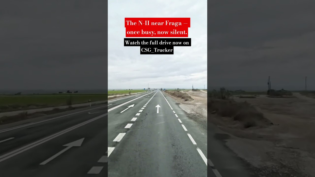 Driving Spain’s Forgotten Road | ASMR Trucking POV 