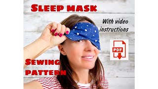 How to sew a Sleep Mask by Cotton Miracle 177 views 1 year ago 8 minutes, 53 seconds