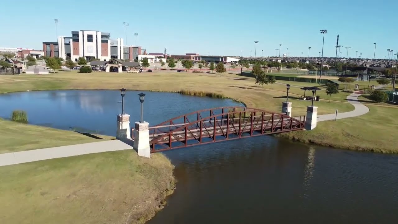 Fishing at Frontier Park in Prosper, TX