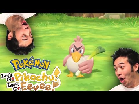 SHINY PORENTA/FARFETCH'D REACTION! POKÉMON LET'S GO EVOLI & PIKACHU