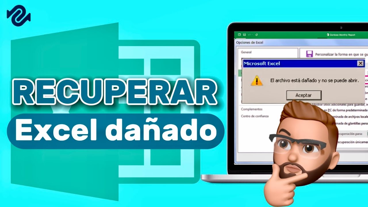 Cómo recuperar un archivo de Excel dañado - YouTube