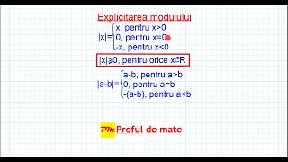 Short 28 - Explicitarea Modulului Țională Ă