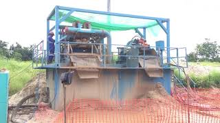 TR HDD mud system in field