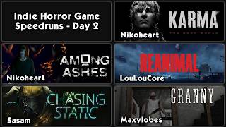 Indie Horror Showcase Day 2 - GDQ Hotfix Speedruns