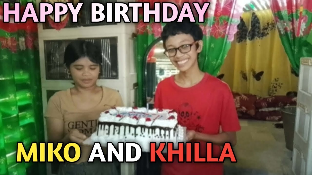 Happy birthday Miko And Khilla|Dontats_official