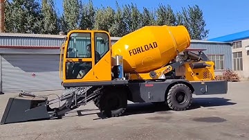 FORLOAD 4M3 self-loading mobile concrete mixer
