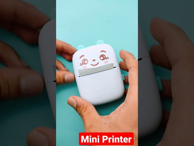 Bluetooth Mini Printer | Portable Wireless Thermal Photo Printer | How To Use With Smart Phone class=