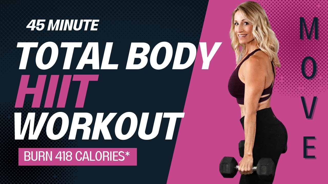 45 Minute Total Body HIIT | Cardio & Strength | 3 Repeater - YouTube