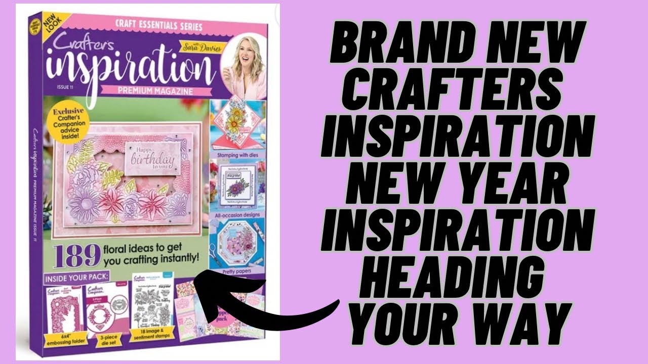 Brand New Crafters Inspiration Out Now. I made cover 