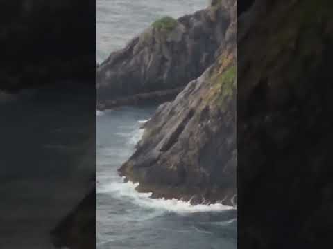 Waves at North Cape: The Power of the Arctic Ocean #norway #slowmotion