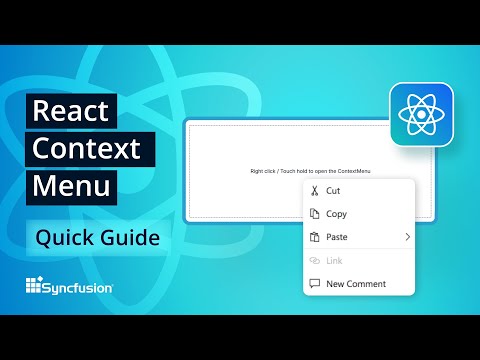React Context Menu: The Ultimate Feature Walkthrough