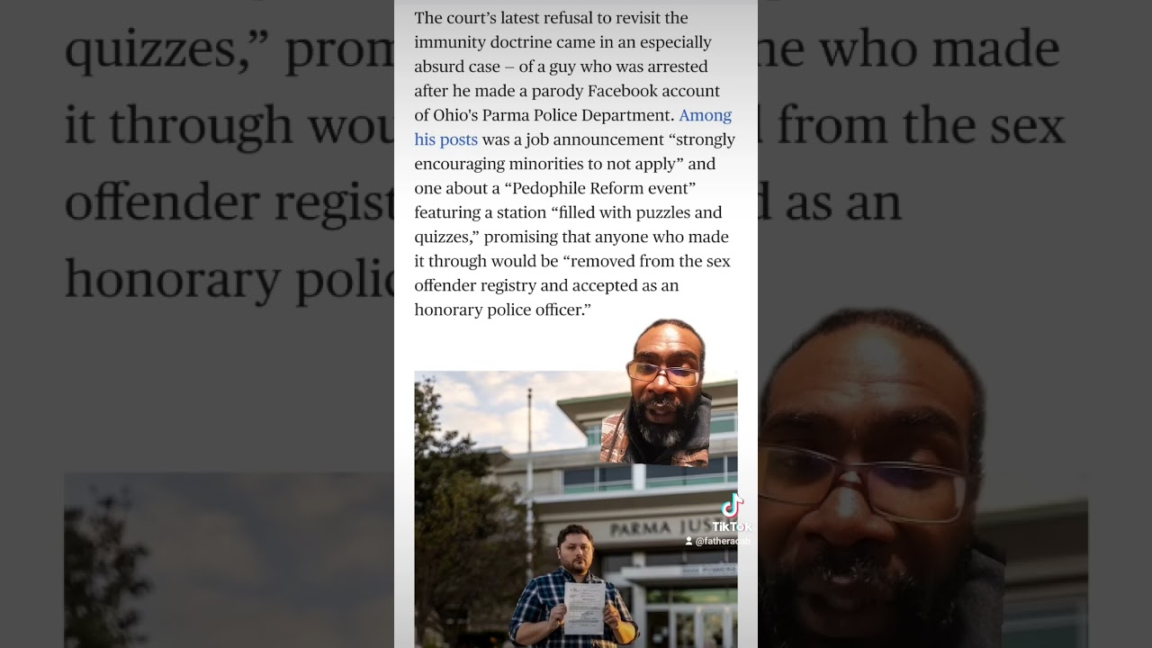 ⁣Free Speech is under assault by Police. #freespeech #theonion #ohio