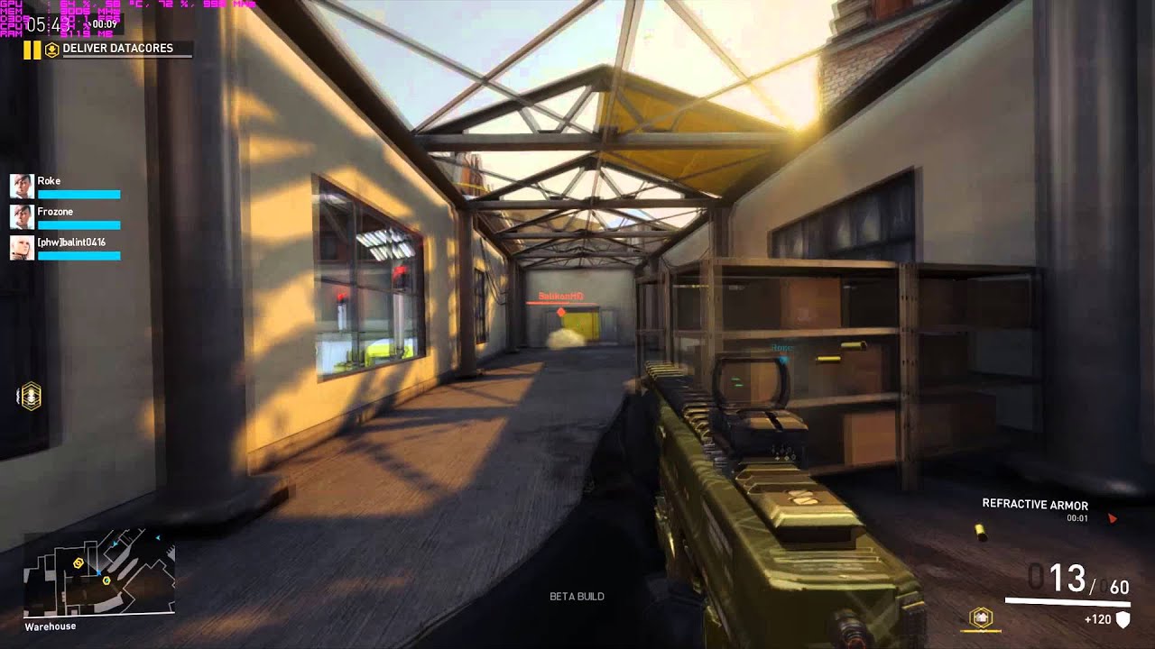 Dirty Bomb - Gold Phantom Gameplay on Trainyard