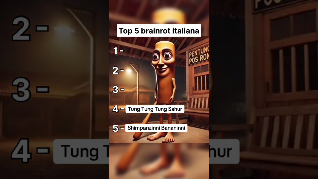 Top 5 Italian Brainrot Italianbrainrot Meme Memes Memesdaily Funny Shorts