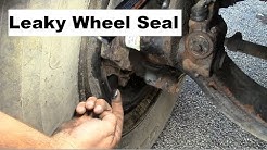 Truck Repairs: Steer Axle Wheel Seal 