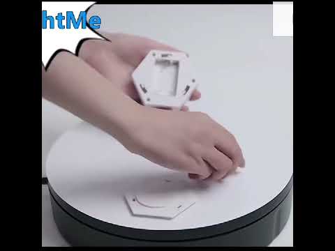 LED світильник настінний з 3-х шт. на батарейках з пультом на самоклейці «Стільники», видео 1