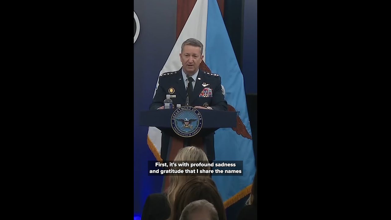 Chairman of the joint chiefs general dan caine names four of the us troops killed