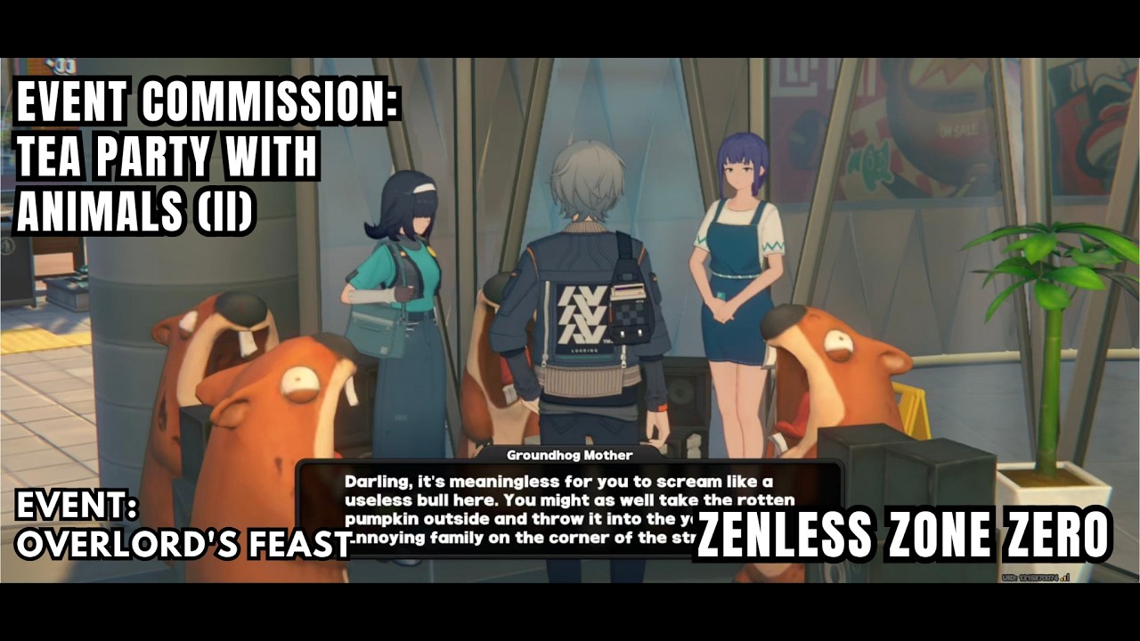 [Zenless Zone Zero Event Commission] Tea Party With Animals (II): Ask Misha What Happened