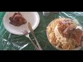 Pernil, Carré Batata Palha, Pepino, Macarrão, Macarronese, Cebola, Arroz e Feijão
