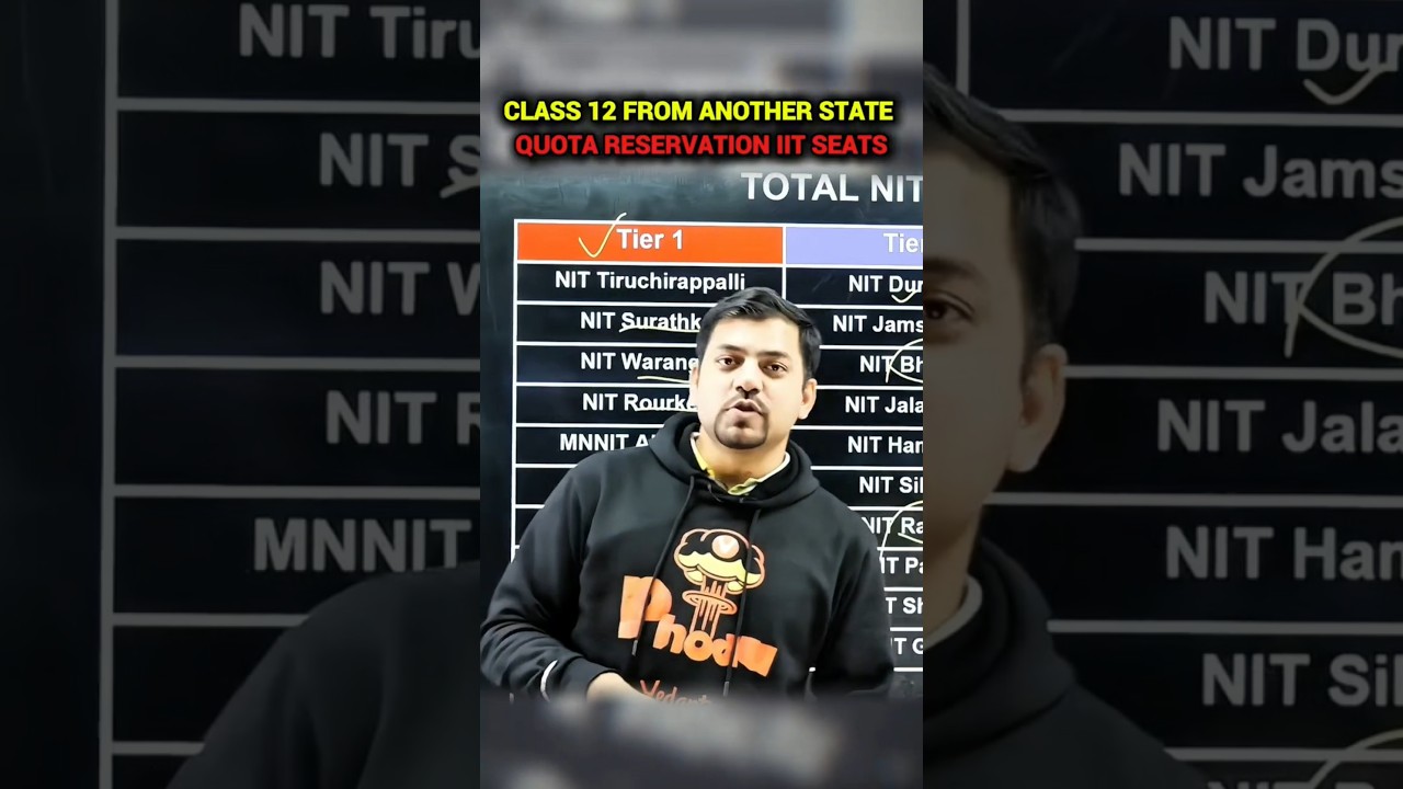 CLASS 12 FROM ANOTHER STATE 😲 FOR IIT-NIT SEATS RESERVATION EXPOSED 😨 