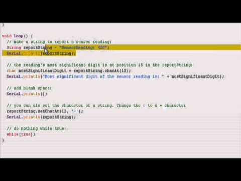 Energia Tutorial: String Characters