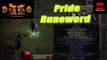 Diablo 2 Resurrected - Pride Runeword