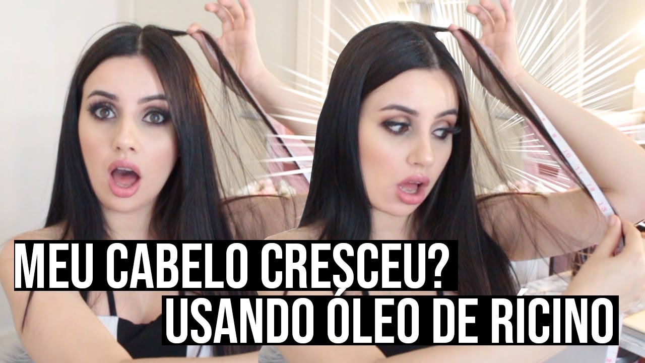 Resultado de um mês usando óleo de rícino! Meu cabelo cresceu?