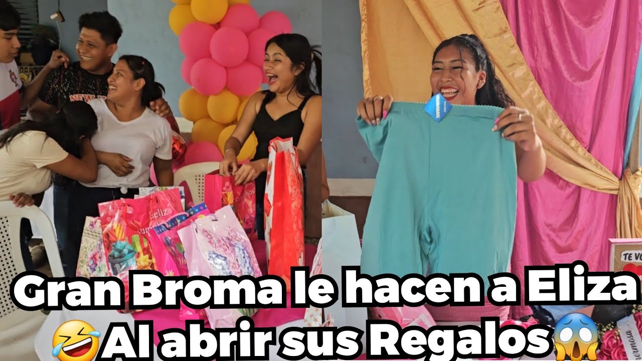 🔴Se Llego la Hora De Abrir los Regalos😍Los Chicos le hacen trem3nda broma a Eliza🤣🤣