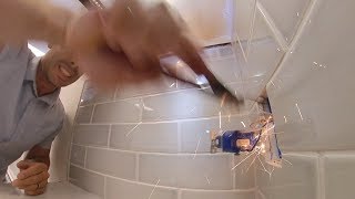 INSTALLING A GFCI OUTLET--- WITHOUT TURNING THE POWER OFF!!