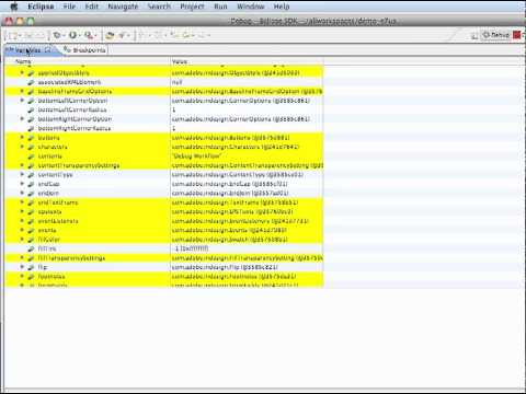 Debug workflows using CS Extension Builder