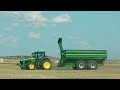 Three brand new John Deere S7-700 combines with 35 foot headers! 8R410 with 1600 bushel cart. 