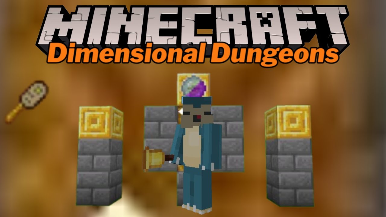 Демонстрация мода Minecraft Dimensional Dungeon