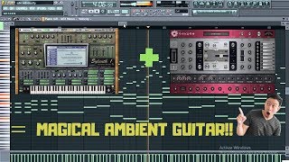 How to Get Realistic Ambient Guitar Sound : FL Studio Tutorial [ FREE FLP + PRESETS ]