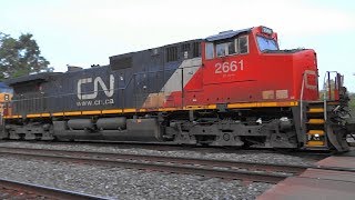 A Rare CN Locomotive On A CSX Coal Train N782