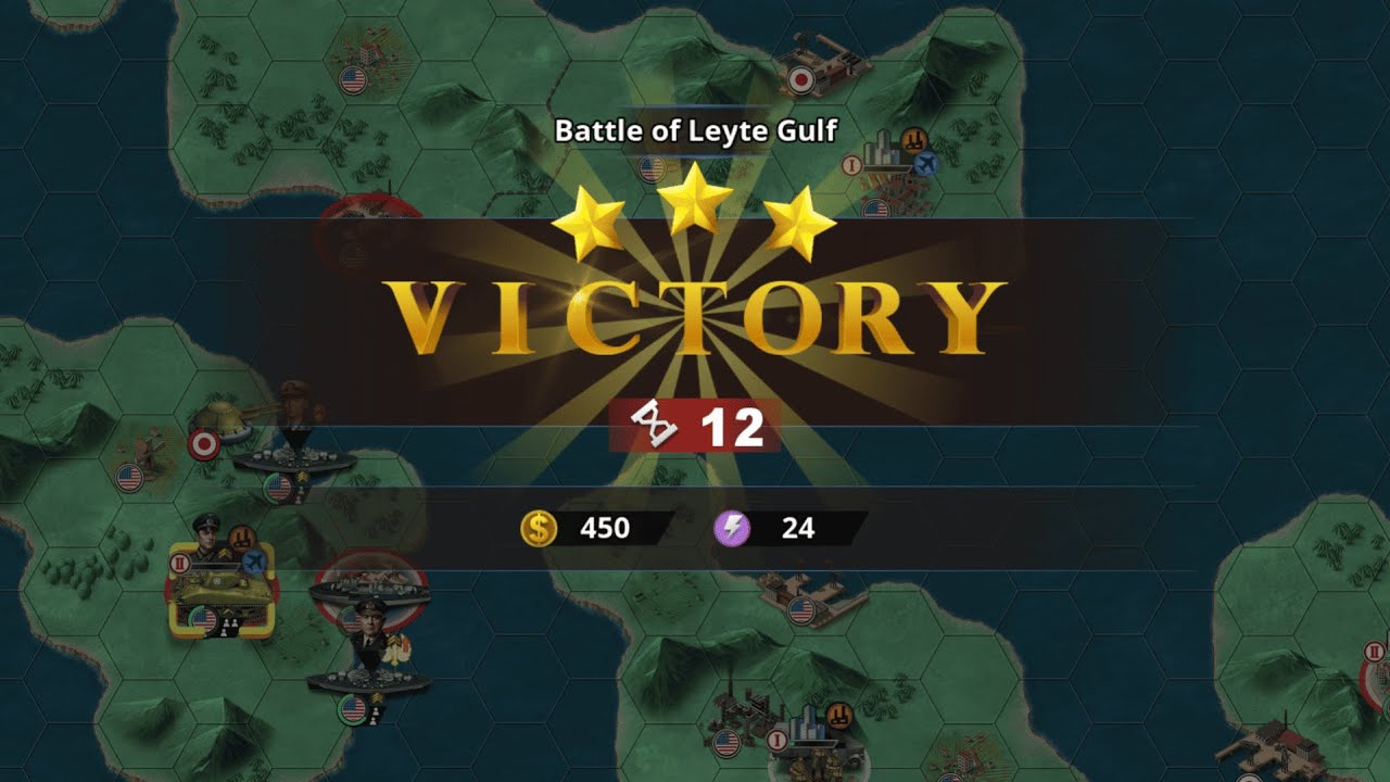 Allies Campaign Battle of Leyte Gulf #6 Normal Mode - World Conqueror 4