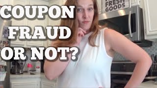 IS PURCHASING COUPONS CONSIDERED FRAUD?