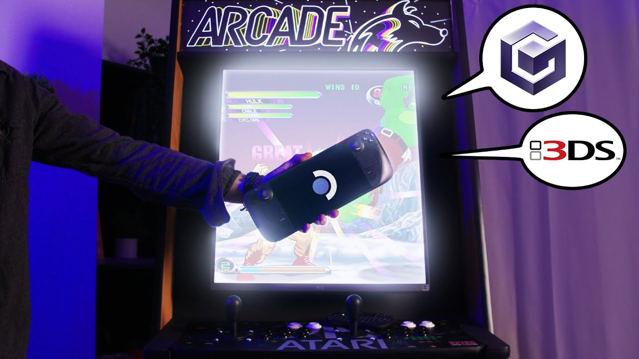 My Home Emulation Arcade, Powered by Steam Deck YouTube