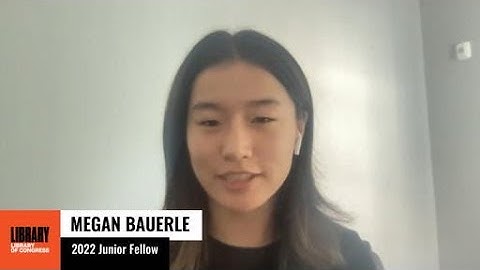 Megan Bauerle: 2022 Junior Fellows Program Display Day