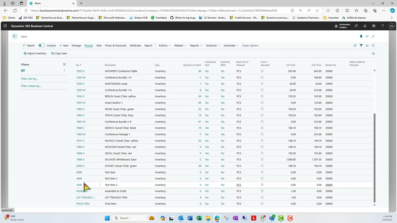 Business Central - How to Export and Import Data