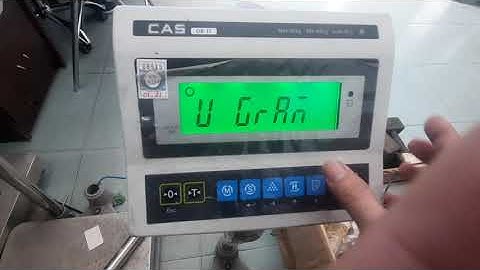 Cân DB-II chuyển đơn vị bl sang kg