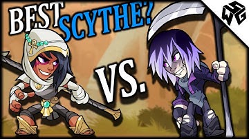 Mirage VS. Nix!!! Who Has The Best Scythe?!? - Brawlhalla