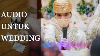 Mendapatkan Audio Wedding Yang Bagus | Cara Koneksikan Voice Recorder Ke Mixer Audio