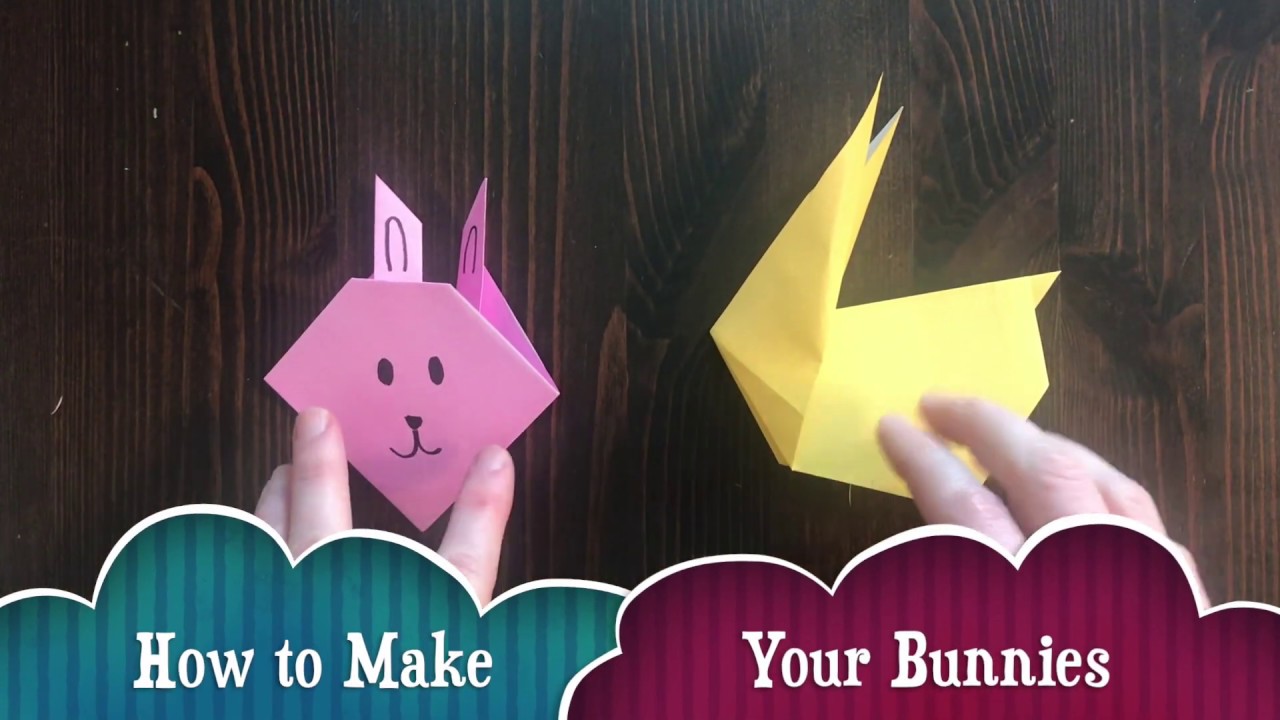 How to Fold Origami Bunnies - YouTube