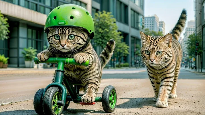 Watch the video about Mama Cat Works Hard at the Ramen Restaurant to Buy A New Bike for Kitten 🐾🧆🏍️#cat#ai#cute#facts