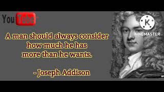 Joseph Addison best Quotes.