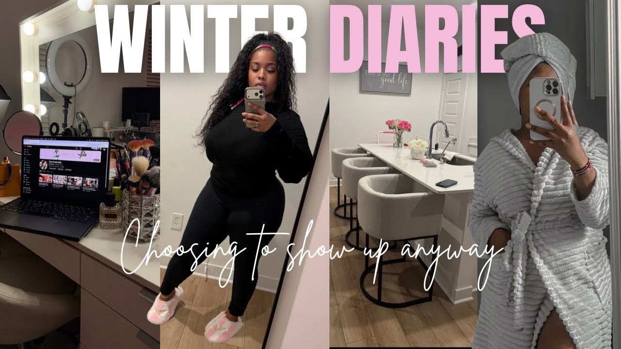 Winter Diaries ❄️ With Me | Snowed In, New Home Decor & Self-Care 🎀l