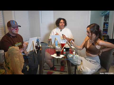 PAINT & SIP w/ @zoil and @averageharry