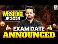 WBSEDCL JE 2025 Exam Date Announced 🔥 | Official Notice | तैयारी कैसे करें? | Latest Update