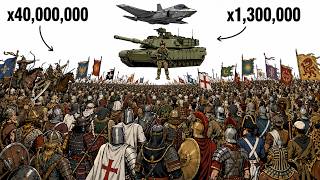 What If Every Ancient Empire Teamed Up Against the US Military?